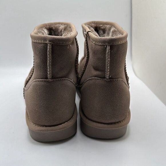 CUSHIONAIRE Cozy Boot 9.5 WIDE TAUPE - Picture 4 of 7